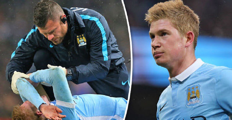 Kevin De Bruyne có nguy cơ nghỉ thi đấu 4 tuần