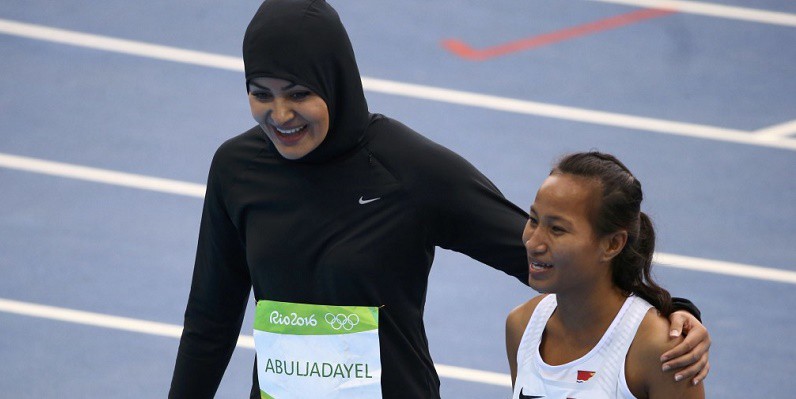 Nữ VĐV đi vào lịch sử Olympic dù chỉ đứng thứ 7 chung cuộc
