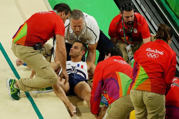 Rio 2016: Tai nạn kinh hoàng của VĐV TDDC Pháp