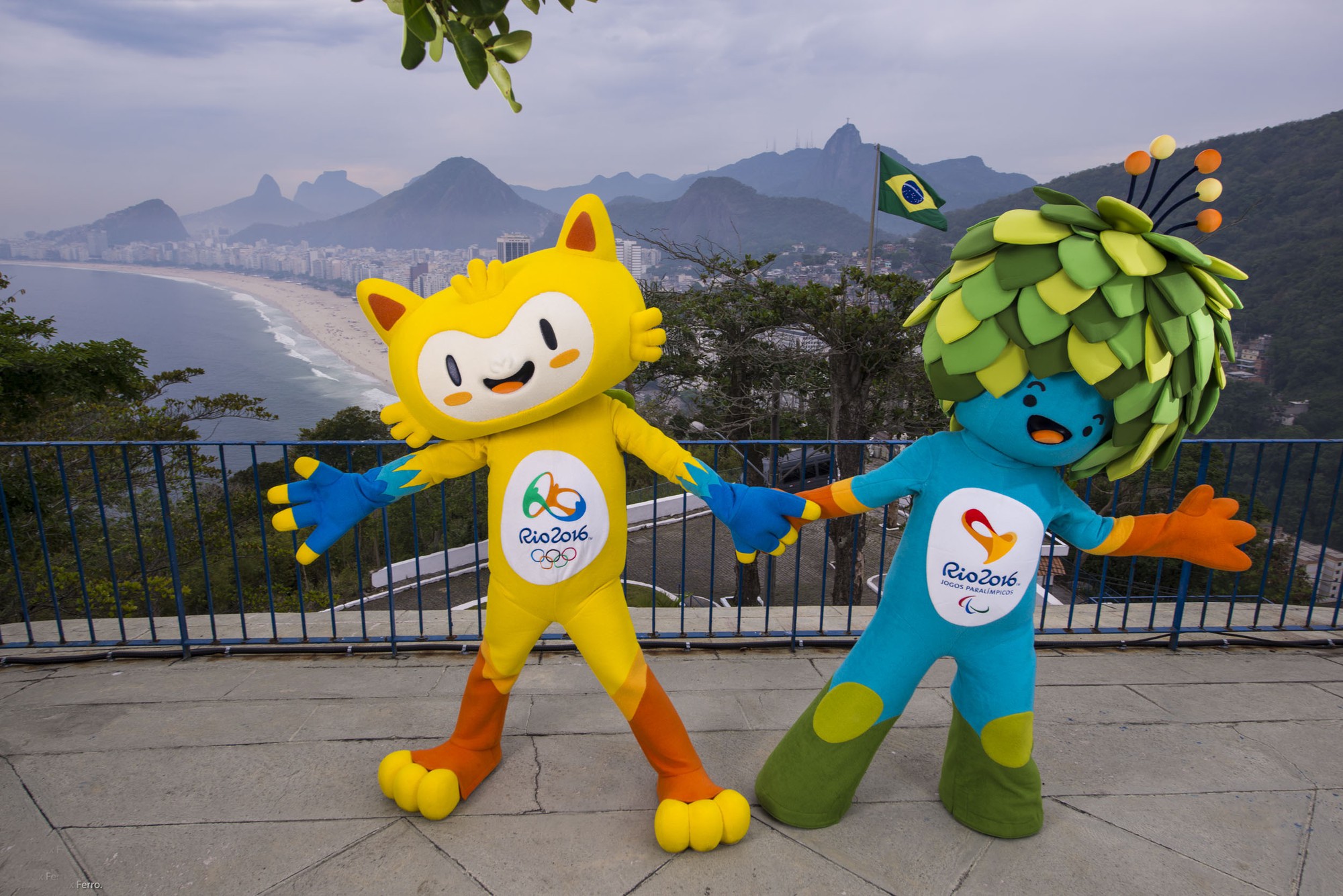 Vinicius và người bạn Tom - linh vật của Paralympic 2016. Vinicius và người bạn Tom - linh vật của Paralympic 2016.