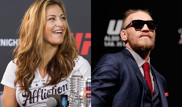 Tate và McGregor nằm trong Top 50 VĐV quyền lực nhất thế giới