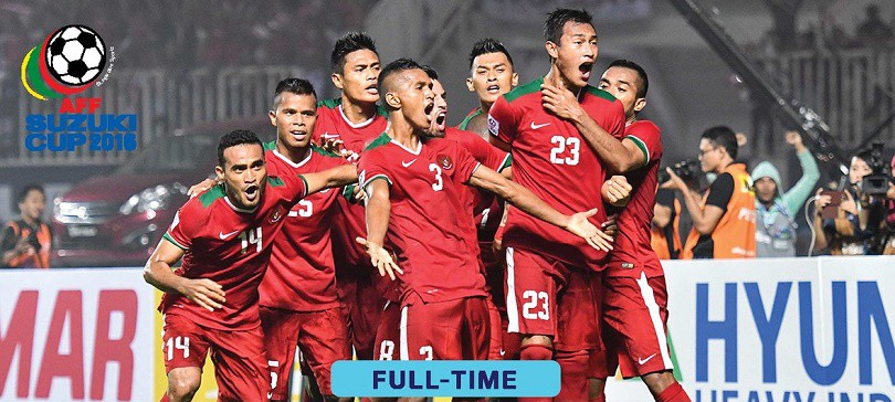 Thắng ngược Thái Lan, Indonesia giành lợi thế trước trận CK lượt về AFF Cup 2016