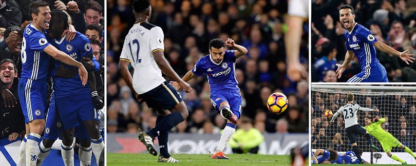 Chelsea 2-1 Tottenham: "The Blues" thắng trận thứ 7 liên tiếp tại Premier League