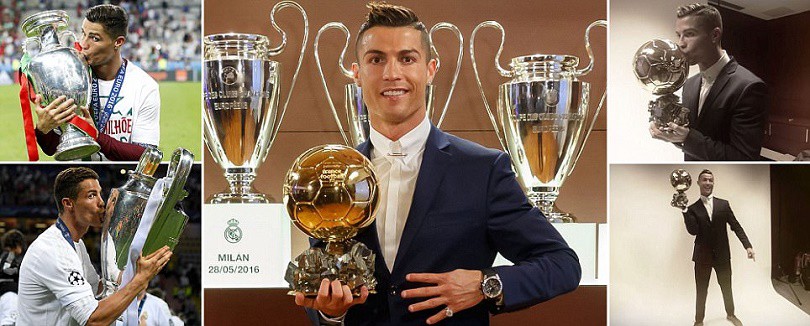 Đánh bại Messi, Ronaldo giành Quả bóng Vàng 2016