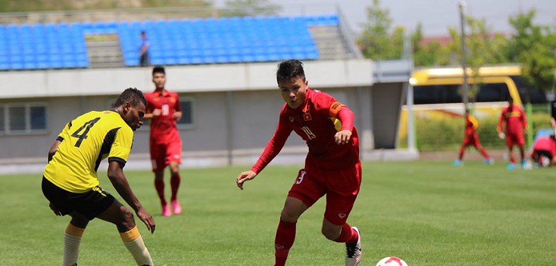 U20 Việt Nam bất phân thắng bại với U20 Vanuatu trên đất Hàn