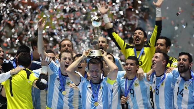 Video: Argentina lần đầu lên ngôi vương tại Futsal World Cup