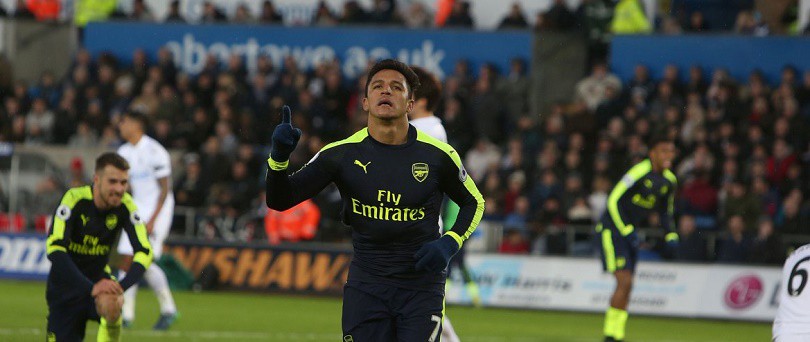 Video: Arsenal "hủy diệt" Swansea ngay trên sân Liberty