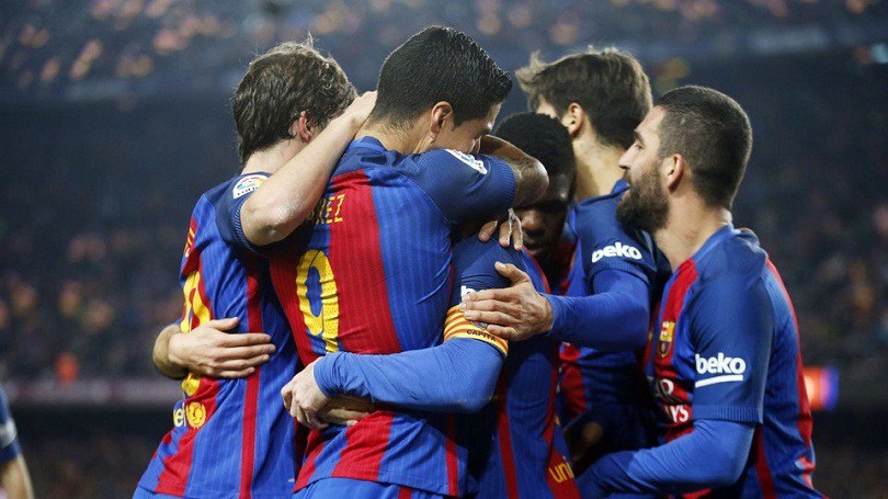 Video: Bị đuổi 2 người, Barca vẫn vào chung kết Cúp nhà Vua