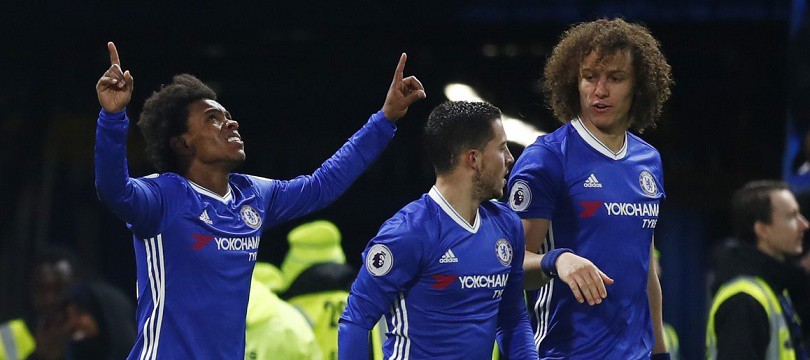Video: Chelsea đại thắng Stoke trong trận cầu cuối năm 2016