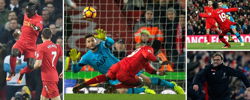 Video: Cú đúp của Sadio Mane giúp Liverpool vượt qua Spurs
