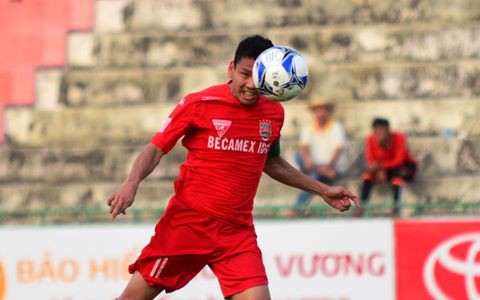 Đá bù vòng 2 V.League 2016: QNK. Quảng Nam 2-1 B. Bình Dương