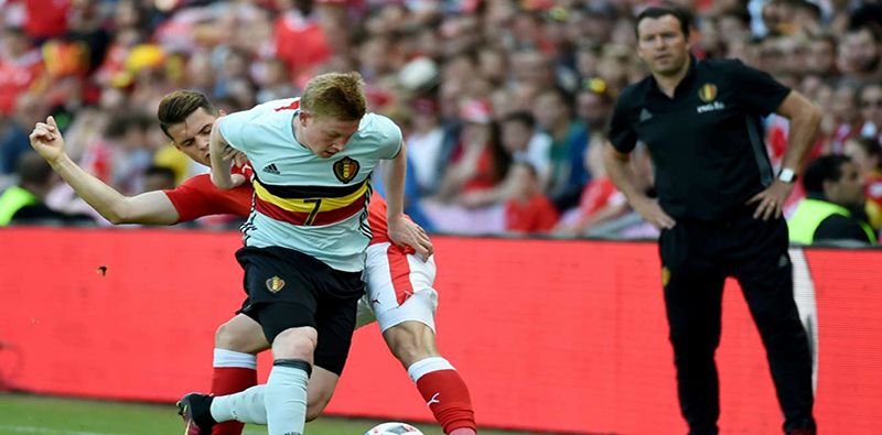 De Bruyne lập siêu phẩm giúp Bỉ ngược dòng trước Thụy Sỹ
