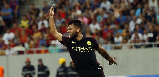 Video S.Buchrest 0-5 Man City: Aguero đá hỏng 2 quả penalty vẫn lập hat-trick