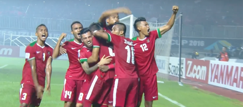 Video: Ghi 2 bàn trong 5 phút, Indonesia thắng ngược Thái Lan