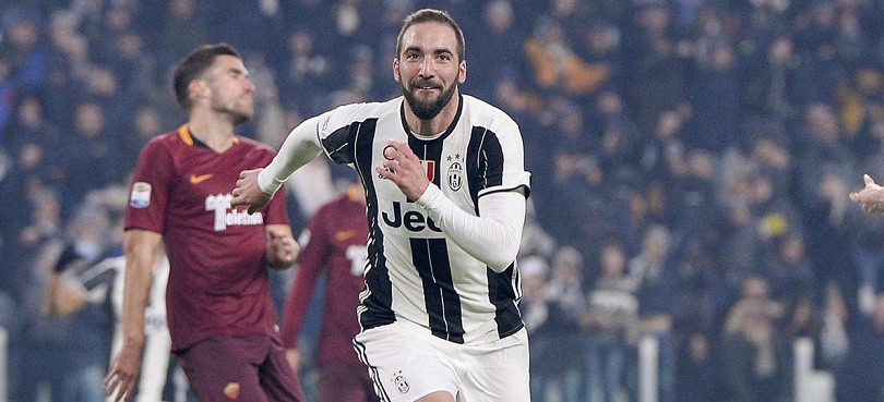 Video: Higuain lập công, Juventus ngắt mạch trận thắng của Roma