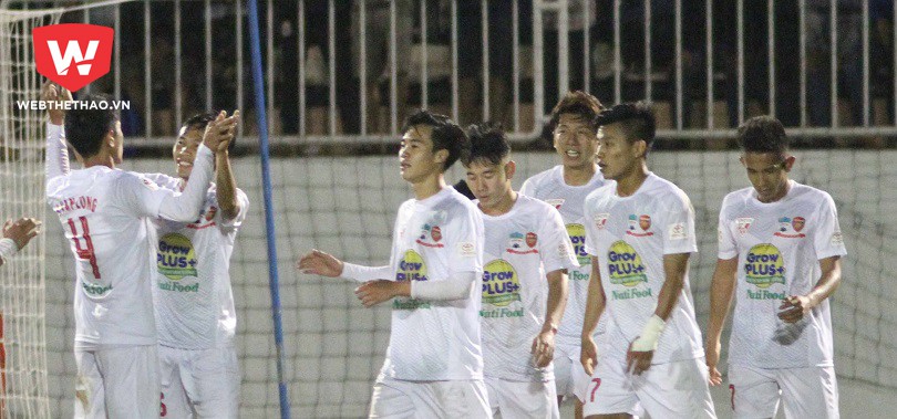 Video: Hòa Sài Gòn FC, HAGL có điểm số đầu tiên ở V.League 2017