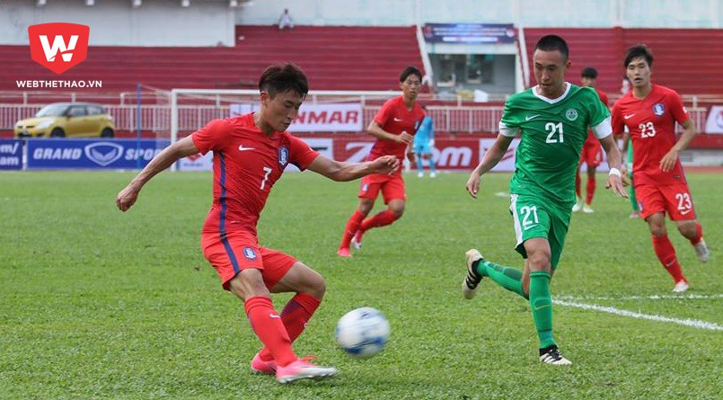 Video: Hủy diệt Macau (TQ), Hàn Quốc gây áp lực lên U22 Việt Nam