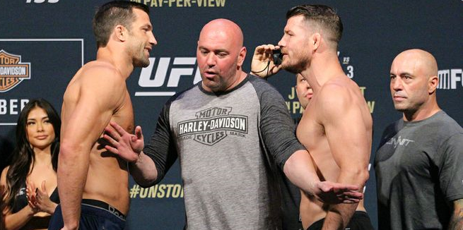 Video: Luke Rockhold chế nhạo Bisping trong buổi UFC 199 weigh-in