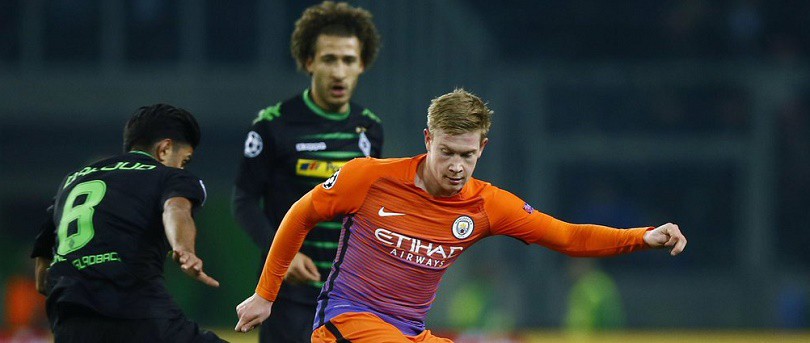 Video: Man City giành vé vào vòng 1/8 sau trận hòa M'Gladbach