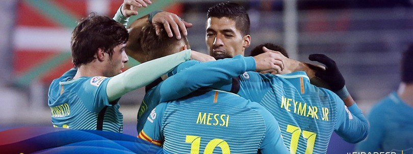 Video: Neymar cân bằng thành tích của Ronaldinho, Barca thắng đậm Eibar
