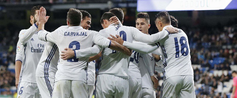 Video: Con trai Zidane ghi bàn, Real dội "mưa bàn thắng" vào lưới Leonesa