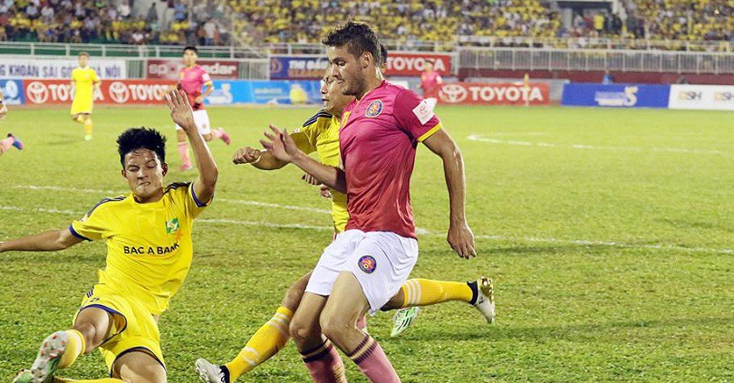 Video: Sài Gòn FC thắng dễ SLNA trên sân Thống Nhất