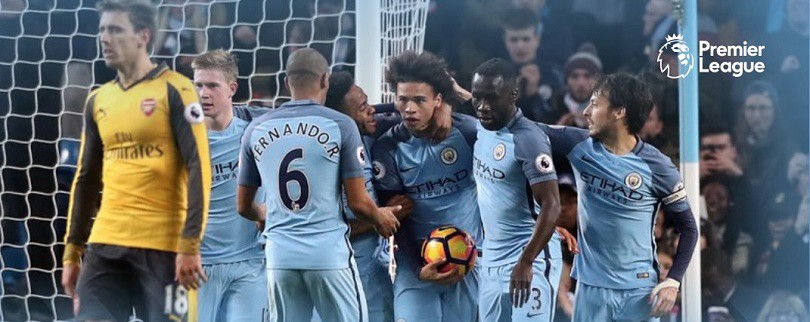 Video: Sterling và Sane giúp Man City thắng ngược Arsenal