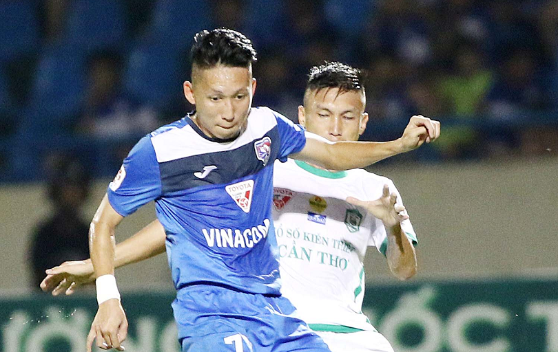 Video: T. Quảng Ninh chia điểm với XSKT Cần Thơ ở trận đá bù vòng 9 V.League