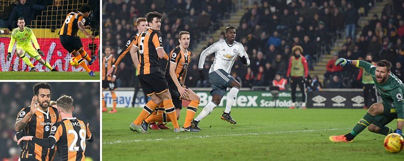 Video: Thua Hull, Man Utd vẫn lọt vào trận chung kết League Cup