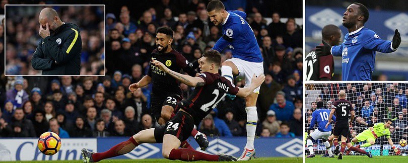 Video: Thua đậm Everton, Man City bị đánh bật khỏi Top 4