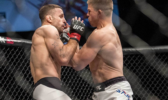 Video UFC FN 88: Tarec Saffiedine vs. Rick Story