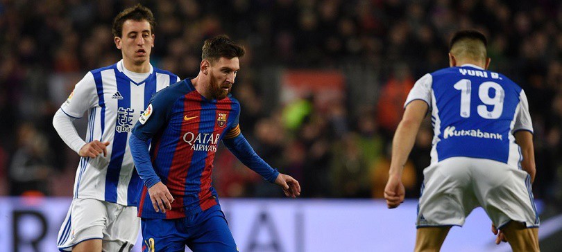 Video: Vùi dập Sociedad, Barcelona vào bán kết Cúp nhà Vua TBN