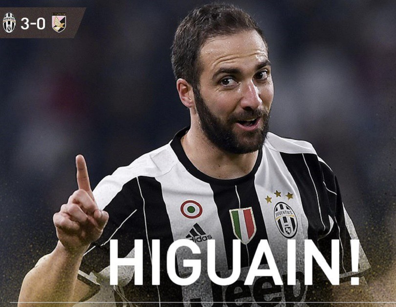 Vượt qua Palermo, Juventus thắng trận thứ 6 liên tiếp tại Serie A