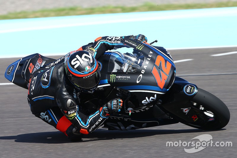 Tay đua Francesco Bagnaia thuộc đội Sky Racing Team của Rossi Tay đua Francesco Bagnaia thuộc đội Sky Racing Team của Rossi