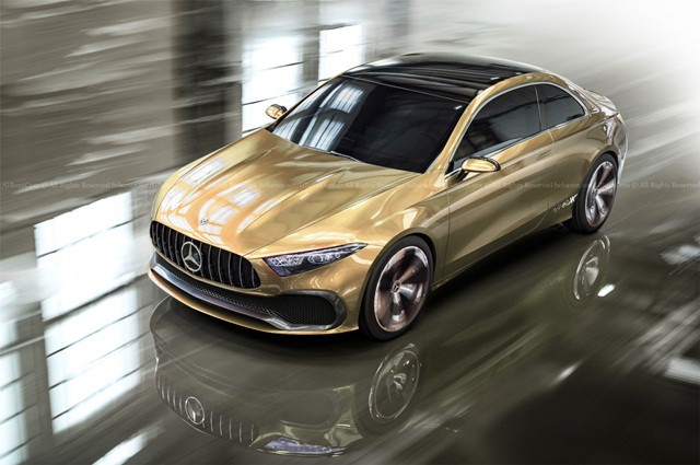 Mercedes Concept A rò rỉ hình ảnh phiên bản coupe
