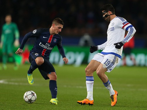 Verratti: ''Costa th&iacute;ch chơi chi&ecirc;u tr&ecirc;n s&acirc;n''