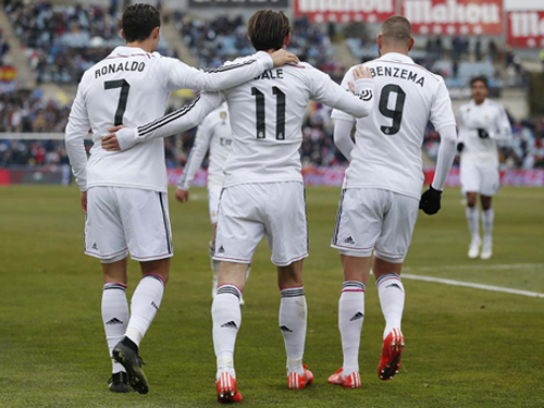 Real Madrid: BBC tăng, Ronaldo...giảm