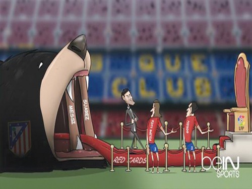 Atletico đã đầu hàng trong cuộc chiến La Liga với Barca