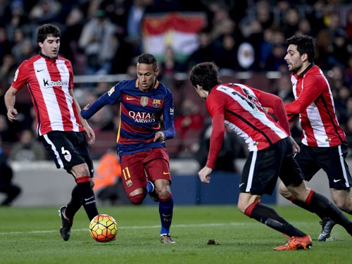 03h00 (21/01), Bilbao - Barcelona: Điệu Samba của Neymar