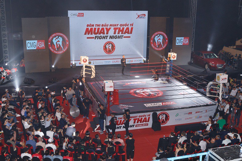 Đ&ecirc;m Fight Night do Li&ecirc;n đo&agrave;n Muay TP.HCM kết hợp với Tập đo&agrave;n CMG.ASIA tổ chức trong khu&ocirc;n khổ sự kiện triển l&atilde;m thể h&igrave;nh v&agrave; giải tr&iacute; LEEP ASIA 2017.