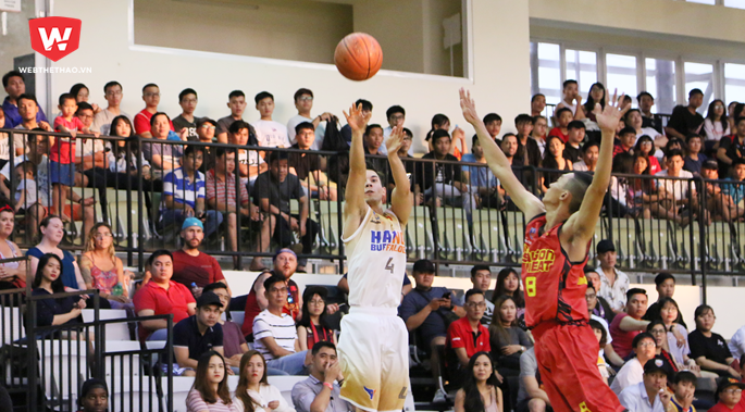 Preseason VBA 2017: Hanoi Buffaloes hạ SG Heat bằng tỷ lệ ném xa