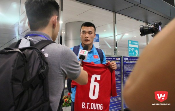 Chiếc áo của Tiến Dụng đồng hành cùng U20 Việt Nam tại Hàn Quốc