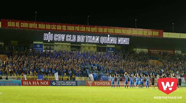 T.Quảng Ninh sẽ không được thi đấu ở chảo lửa Cẩm Phả tại AFC Cup 2017. Ảnh Hải Đăng Hà Nội FC, T.Quảng Ninh phải chọn Mỹ Đình là sân nhà ở AFC Cup