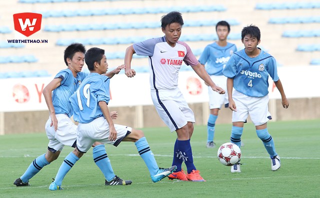 Chùm ảnh U.13 Yamaha trải nghiệm sân đấu dành cho J.League
