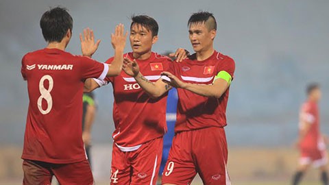 Đình Đồng trở lại ấn tượng trong màu áo Tuyển sau 4 năm vắng bóng