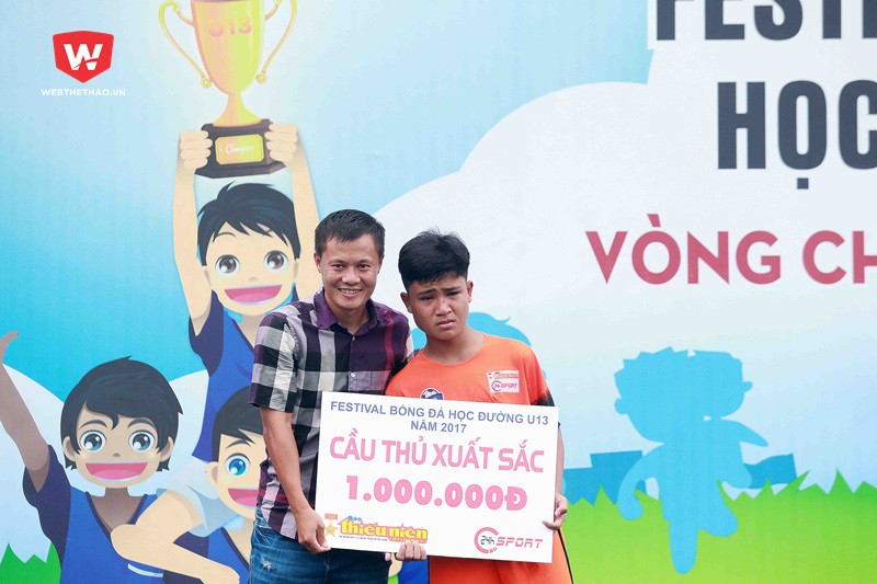 Thành Lương ấn tượng với cầu thủ nào ở U13 bóng đá học đường?
