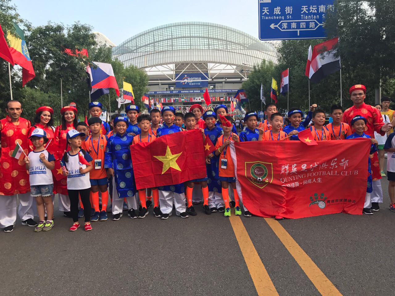 Trung tâm HYS thắng trận đầu tiên tại Gothia Cup Trung Quốc 2017