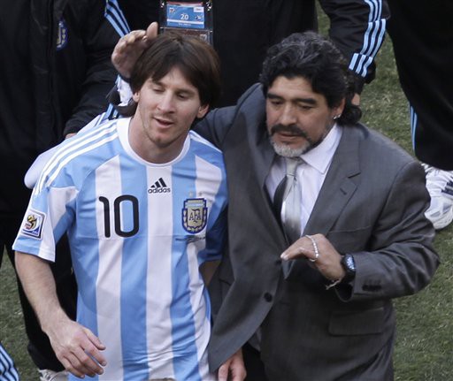 Lionel Messi - Diego Maradona