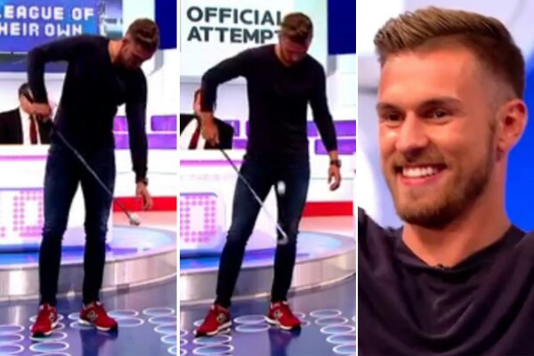 Aaron Ramsey lập kỷ lục thế giới về golf