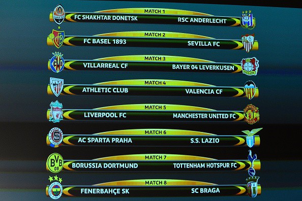 Bốc thăm vòng 1/8 Europa League: Đại chiến Liverpool - M.U